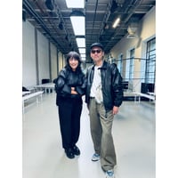 ［11月中旬お届け再販分］Fragments of Vintage Leather_Zip-up Jacket