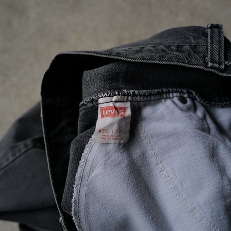 [W35 L31] Levi's 505_Gray Black Tab
