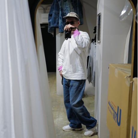 [anytee classics] Pink Dyed Long Tee
