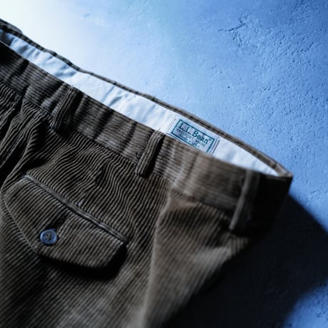 [W36 L30] L.L.Bean CORDUROY PANTS 2tuck_80-90s vintage
