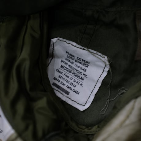 ［M］m65 parka_Mini tag model_fullset_deadstock_no.4