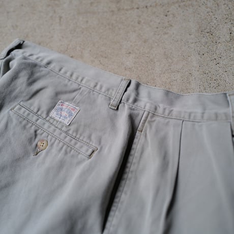 [W33] POLO CHINO SHORTS 2tuck_made in USA_80-90s vintage_no.8