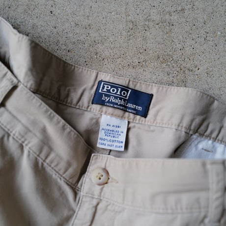 [W36] POLO CHINO SHORTS 2tuck_90s vintage