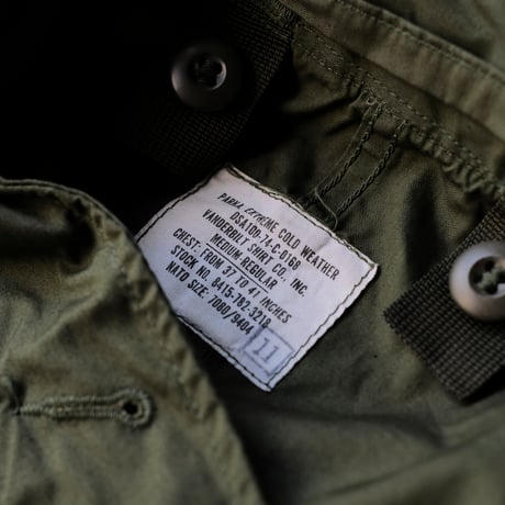 ［M］m65 parka_mini tag model_deadstock_no.6