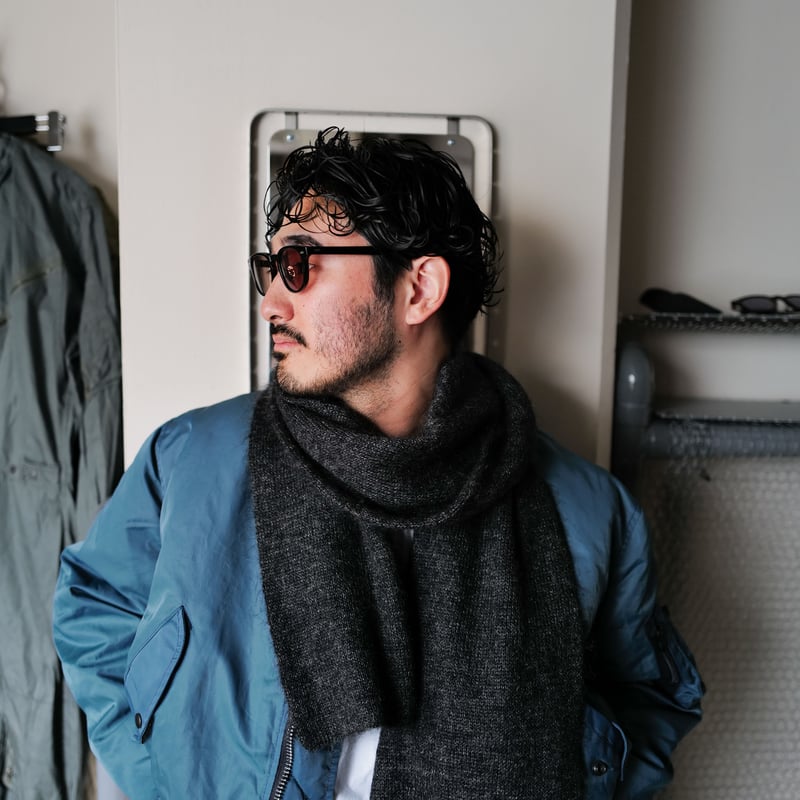 anytee classics] Celluloid Eyegear_Black×Brown