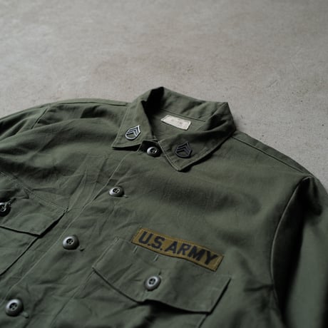 ［16 (1/2) / XL fit］USARMY Olive Green Shirts