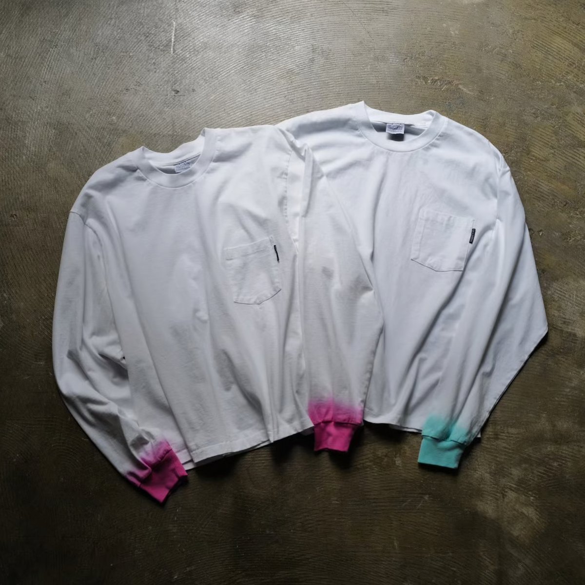 anytee classics] Dip Dyed Pocket Long Tee | an