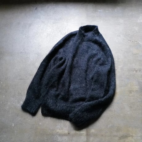 8周年記念店頭限定 Kid Mohair Reversible Knit "Charcoal Black"