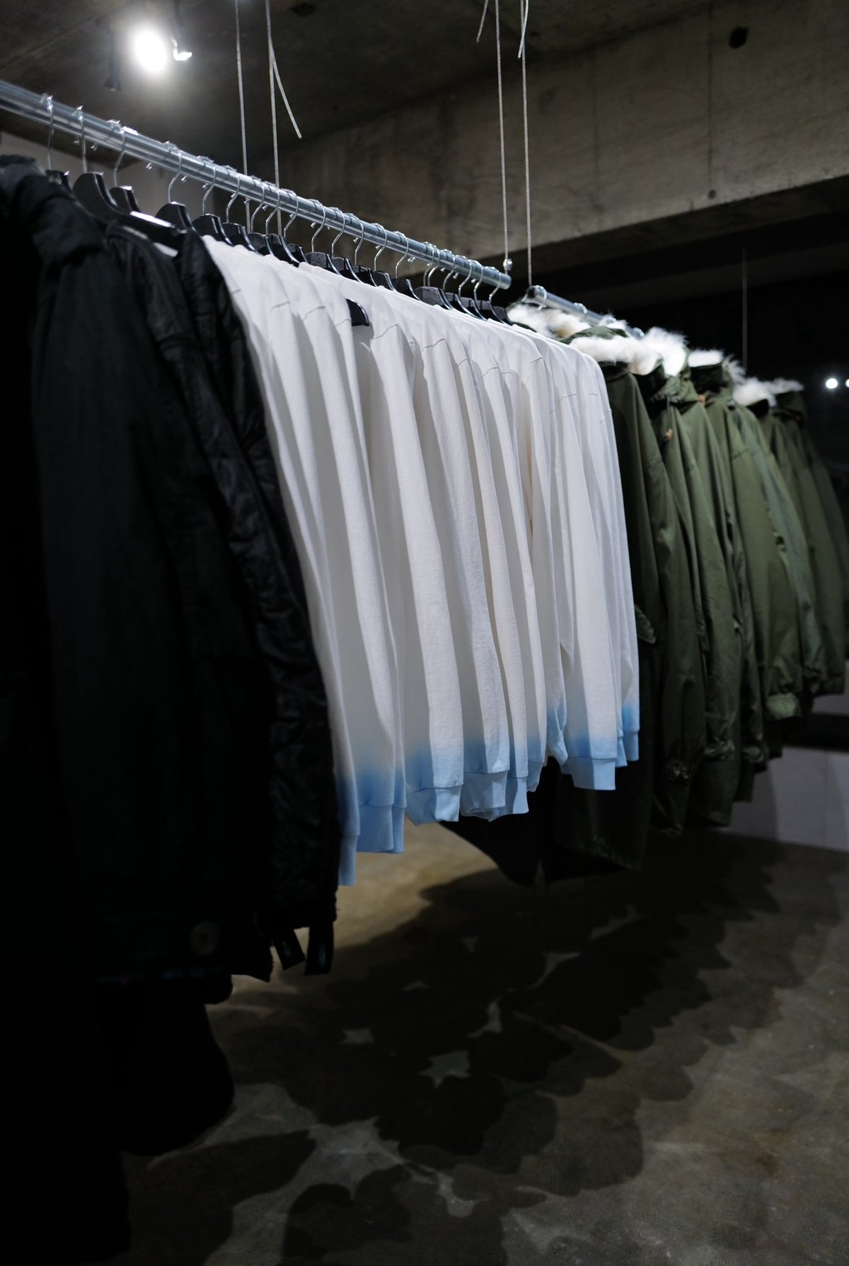 anytee classics] Light Blue Dyed Long Tee | an