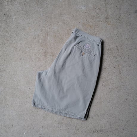 [W33] POLO CHINO SHORTS 2tuck_made in USA_80-90s vintage_no.8