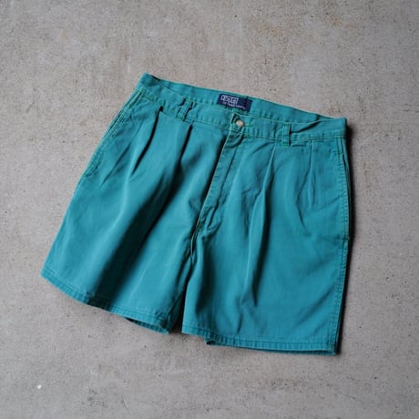 [W32] POLO CHINO SHORTS 2tuck_70-80s vintage_no.5