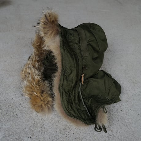 オンライン専用［Free size］m51_hood_real coyote fur