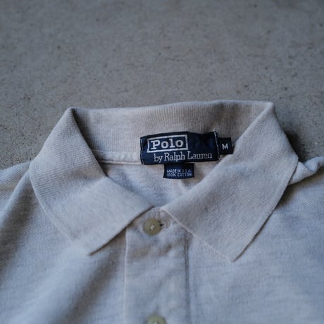 ［M］POLO SHIRT_MADE IN USA_80-90s vintage_no.13