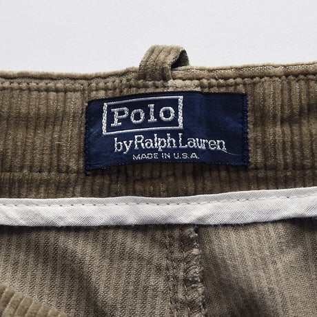 [W32 L30] POLO CHINO CORDUROY PANTS 2tuck_80-90s vintage_H