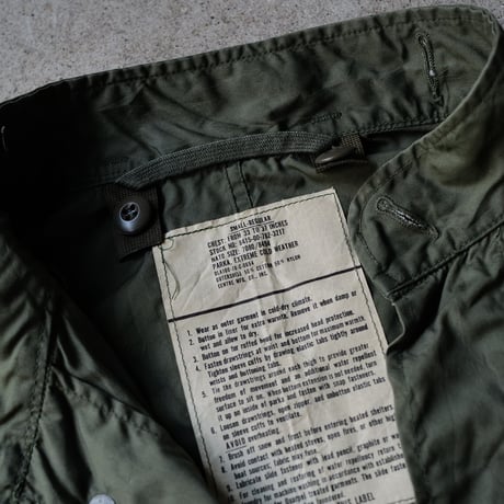 ポップアップ先行［S］m65 parka_deadstock_no.3