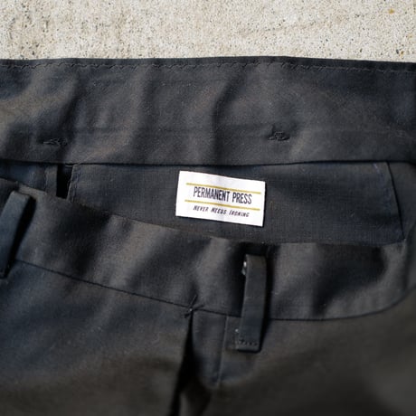 ［W33 L29］Vintage Slacks_Black_deadstock