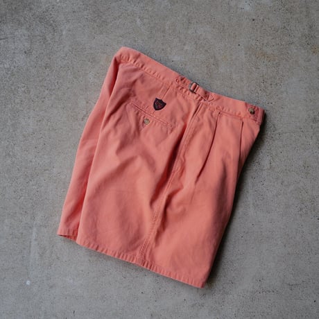 [W33] POLO CHINO SHORTS 2tuck_80s vintage