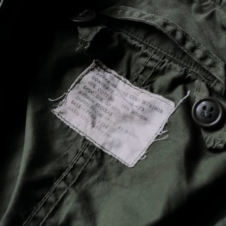 ［M］m65 parka_Black zipper