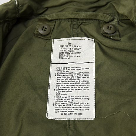 ［S］m65 parka_Deadstock_no.174
