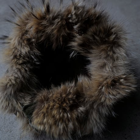 ［Free size］m51_first model_coyote fur hood_no.3