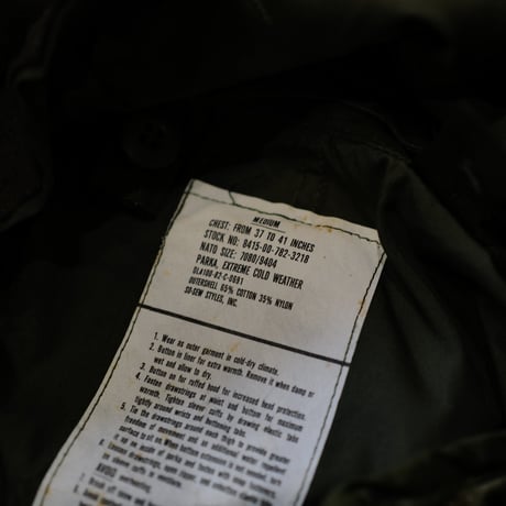 ［M］m65 parka_fullset_stencil_deadstock_no.6