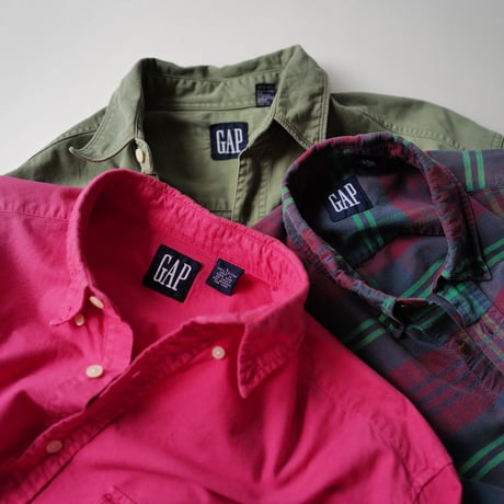 ［L］Old GAP_90s vintage_pink shirt