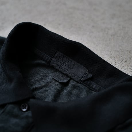 ［XL］Super Black_VINTAGE POLO SHIRT_made in USA_no.04