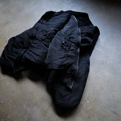 "Super Black" Shrink MA-1_Black Rib_no.2