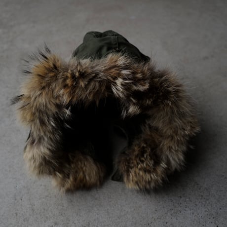 ［Free size］m51_first model_coyote fur hood_no.3