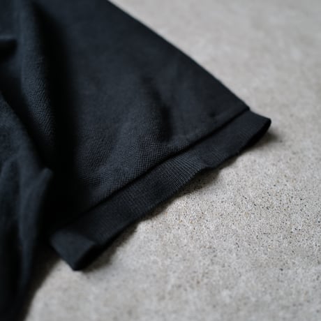 ［XL］Super Black_VINTAGE POLO SHIRT_made in USA_no.08
