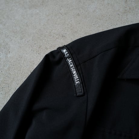 ［17 XXL fit］U.S.NAVY Black Shirt_deadstock_no.17