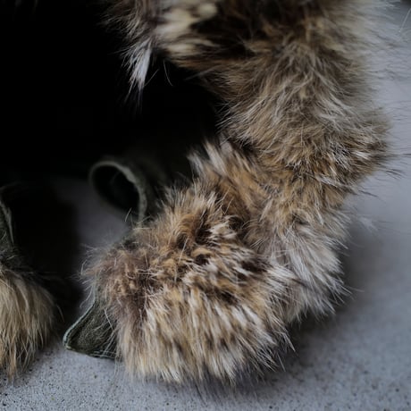 ［Free size］m51_first model_coyote fur hood_no.3