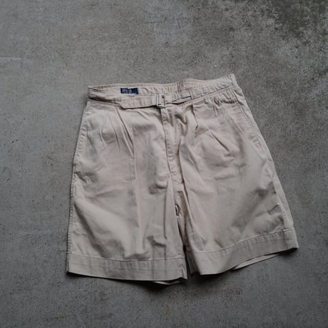 [W36] POLO CHINO SHORTS 2tuck_80-90s vintage_no.1