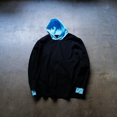 [anytee classics] "Black Mint" Two Tone Hoodie