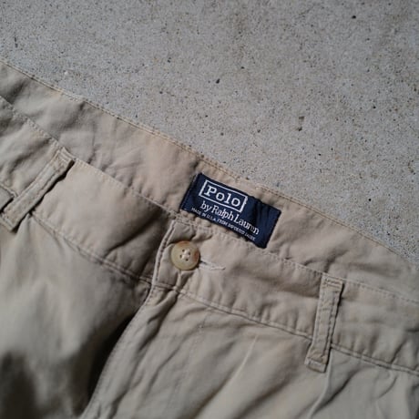 [W35 L30] POLO CHINO 2tuck_MADE IN USA_80-90s vintage_no.2