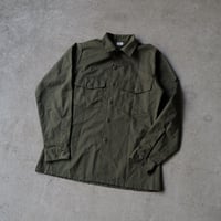 ［L (15 1/2)］USARMY Olive Green Shirts_deadstock_no.15