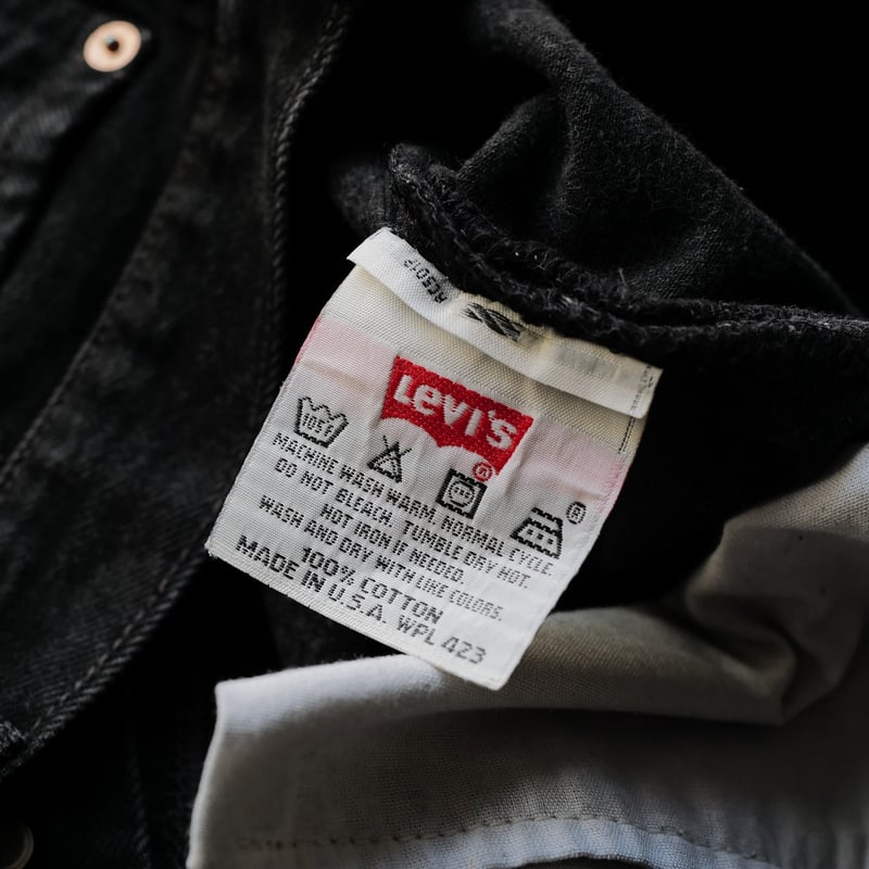 W36 L30］Levi's 501_Sulfur Black_no.10 | anytee
