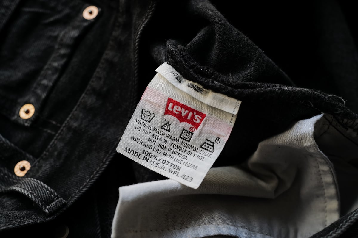 W36 L30］Levi's 501_Sulfur Black_no.10 | anytee