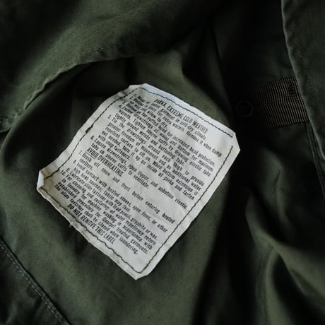 オンライン専用［M］m65 parka_mini tag model_no.19