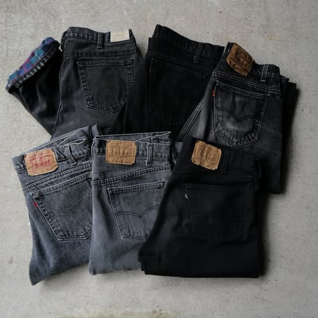 [W35 L30] Levi's 505_Sulfur Black_90s_no.4