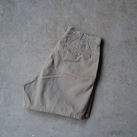 [W34] POLO CHINO SHORTS 2tuck_80-90s vintage
