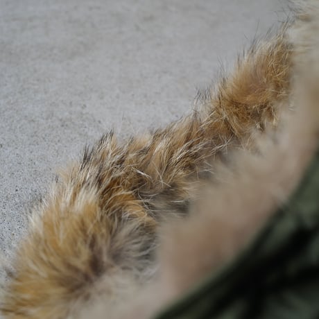 オンライン専用［Free size］m51_hood_real coyote fur