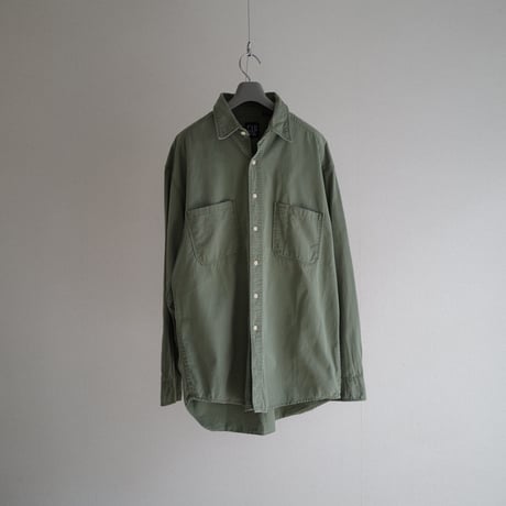 ［L］Old GAP_90s vintage_military shirt