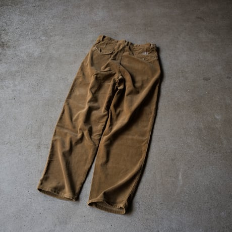 [W32 L31] VINTAGE POLO CORDUROY 2tuck PANTS_no.2