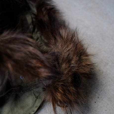 ［Free size］m51_first model_coyote fur hood_deadstock_no.4