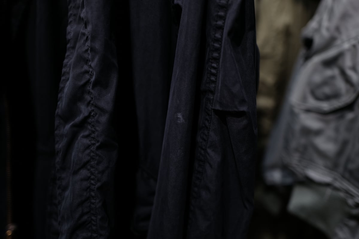 ヴィンテージ anytee 黒染め M-65 Liner Jacket Lサイズ MODIFY