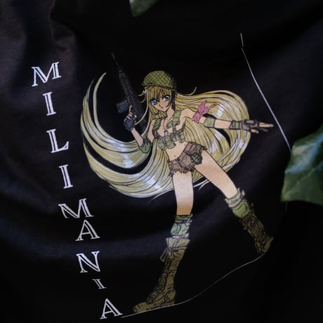 ミリマニア ブラック ロンTee