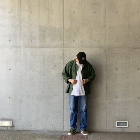 ［XL fit］USMC Olive Green Shirts_First Model_no.6