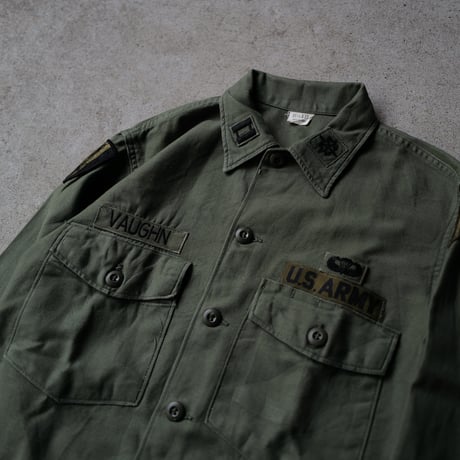 ［L (15 1/2)］USARMY Olive Green Shirts_Cotton100_no.3