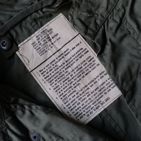 ポップアップ先行［S］m65 parka_deadstock_no.3
